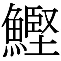 漢字の鰹
