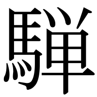 漢字の騨