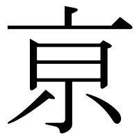 漢字の亰