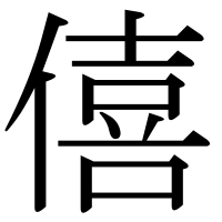 漢字の僖