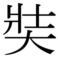 漢字の奘