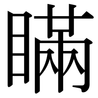 漢字の瞞