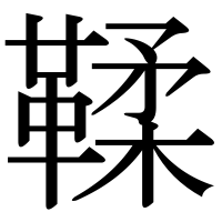 漢字の鞣