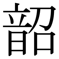 漢字の韶