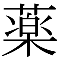 漢字の薬