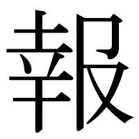 漢字の報