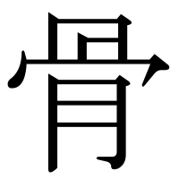 漢字の骨