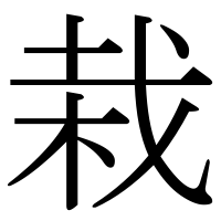 漢字の栽