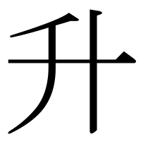 漢字の升