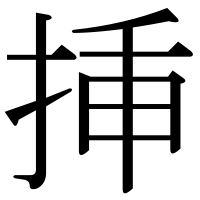 漢字の挿