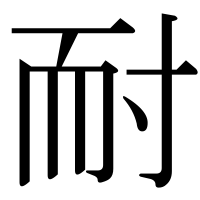 漢字の耐