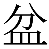 漢字の盆