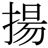 漢字の揚