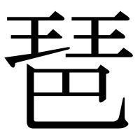 漢字の琶