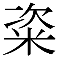 漢字の粢