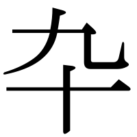 漢字の卆