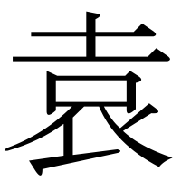 漢字の袁