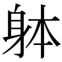 漢字の躰