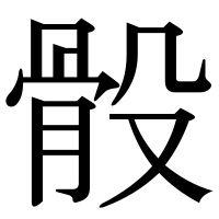 漢字の骰