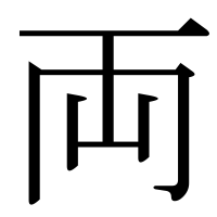 漢字の両