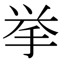 漢字の挙