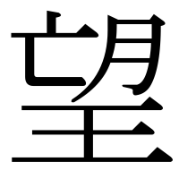 漢字の望