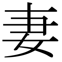 漢字の妻