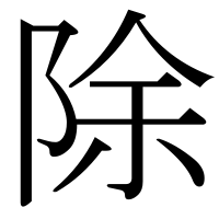 漢字の除