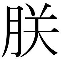 漢字の朕