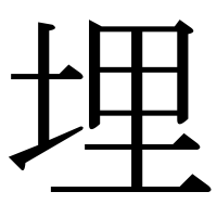 漢字の埋
