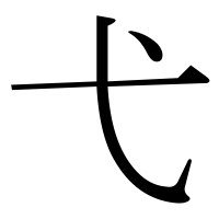 部首「弋（しきがまえ・よく）」