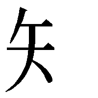 部首「矢(やへん)」
