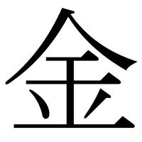 部首「金（かね）」