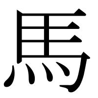 部首「馬(うま)」
