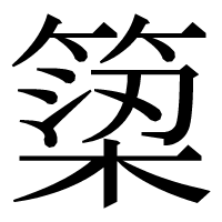 漢字の𥱋