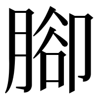 漢字の腳