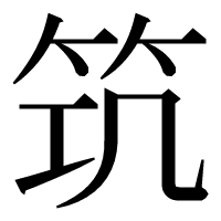 漢字の𥬑