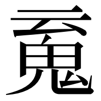 漢字の䰟