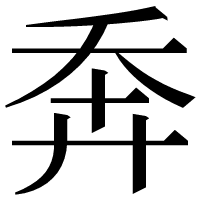 漢字の𢍃
