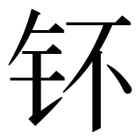 漢字の钚