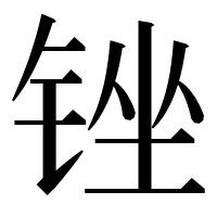 漢字の锉