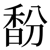 漢字の馚