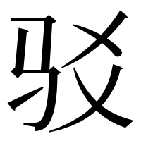漢字の驳