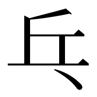 漢字の乓