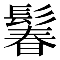 漢字の鬊