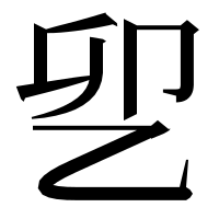 漢字の乮