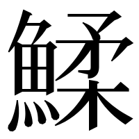 漢字の鰇
