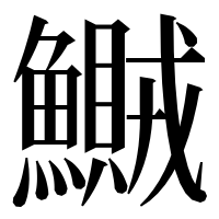 漢字の鱡