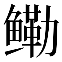 漢字の鳓