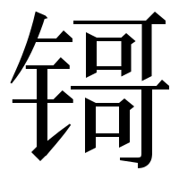 漢字の鿔